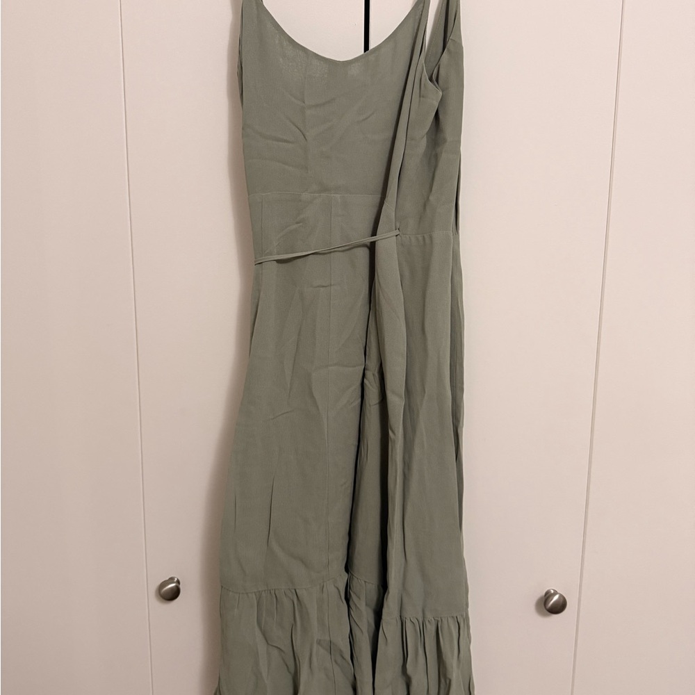 Reformation sleeveless wrap midi dress - Picture 6 of 7